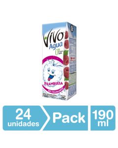 Agua Saborizada Frambuesa pack 24 Un