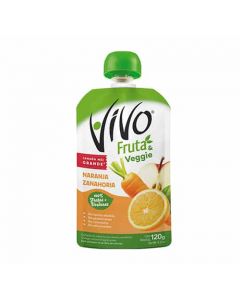 Compota Fruta & Veggies Naranja Zanahoria