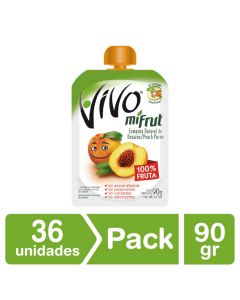 Compota Mifrut Durazno pack 36 Un