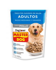 Alimento Húmedo Perro Trocitos Jugosos Pollo
