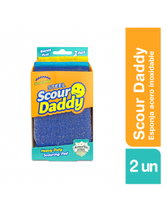 Esponja de Acero Inoxidable (2Un) - Steel Scour Scrub Daddy®