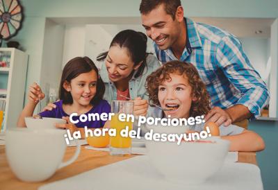 Comer en porciones: ¡La hora del desayuno!