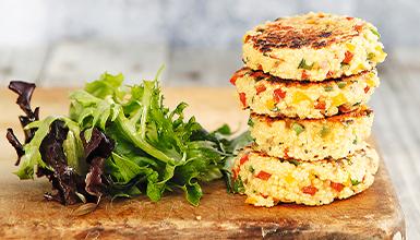 Hamburguesas Vegetarianas de Cuscus